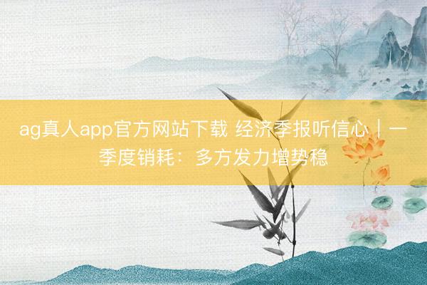 ag真人app官方网站下载 经济季报听信心｜一季度销耗：多方发力增势稳